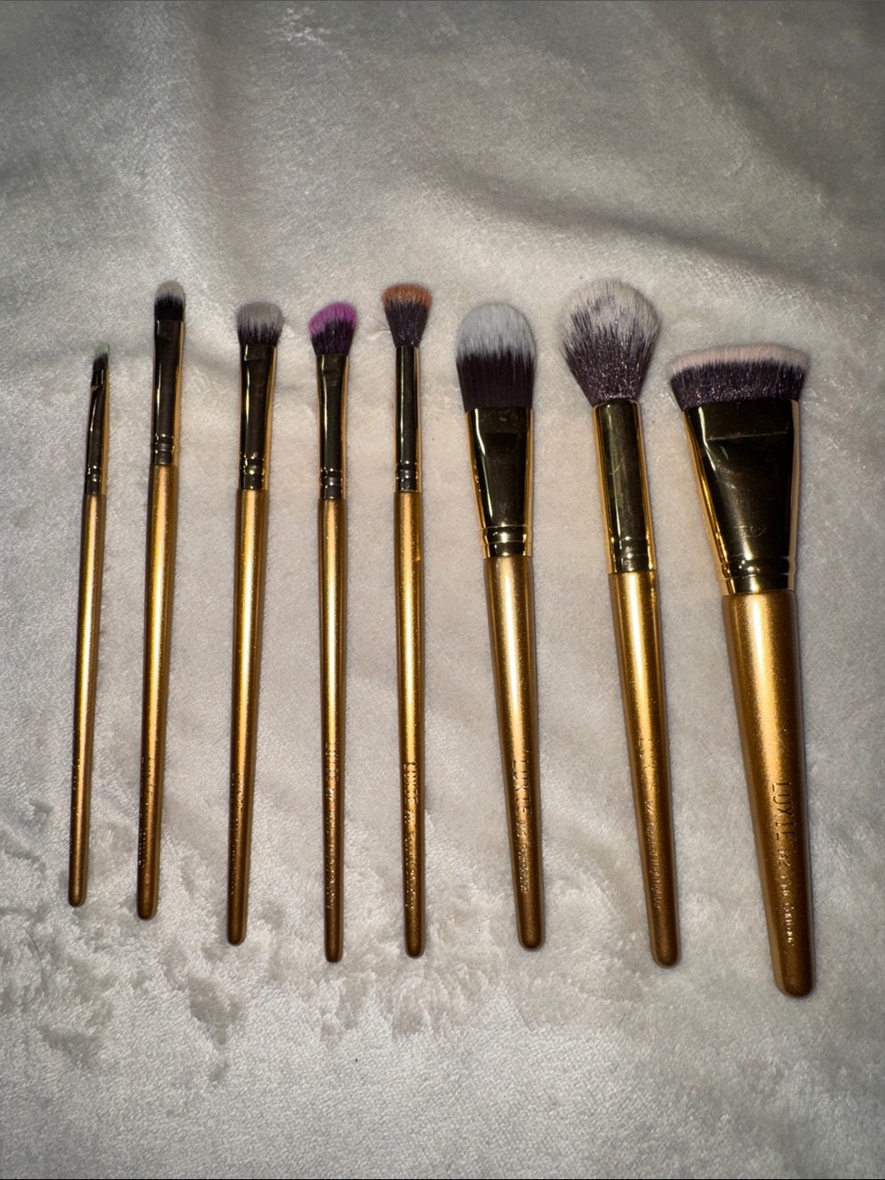 Luxie Gold Handle Makeup Brush Set
